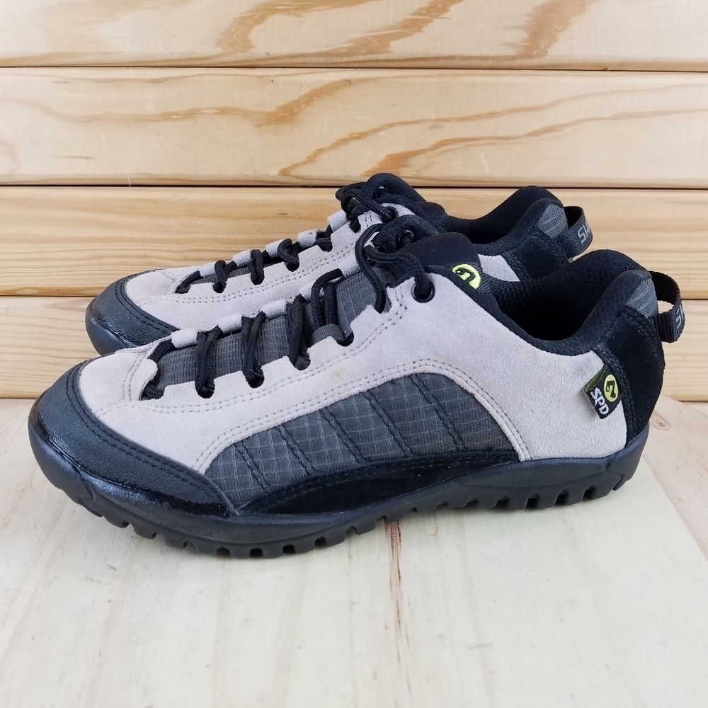 Shimano Khaki Charcoal 2 Bolt SPD Cycling Shoes SH-M034 Lace-up Size 40 EU